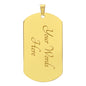 To My Son | Never Forget That I Love You - Dog Tag Necklace