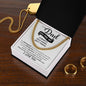 To My Dad | I love You - Cuban Link Chain