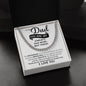 To My Dad | I love You - Cuban Link Chain