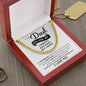 To My Dad | I love You - Cuban Link Chain