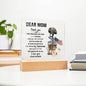 For Mom | Square Acrylic Plaque