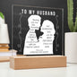 For Husband | Square Acrylic Plaque