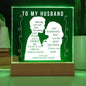 For Husband | Square Acrylic Plaque