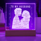 For Husband | Square Acrylic Plaque